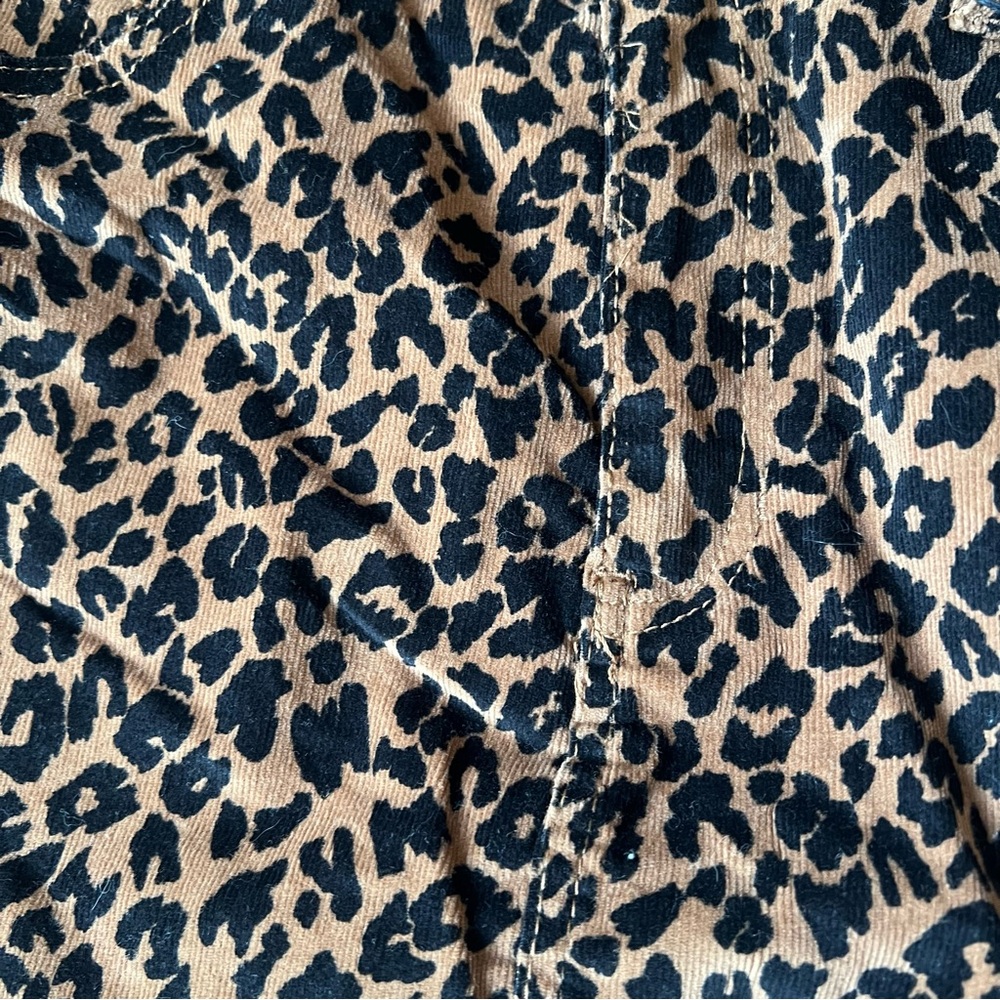 NWT Macy’s Vanilla Star Leopard Print Corduroy Skirt - Picture 7 of 8